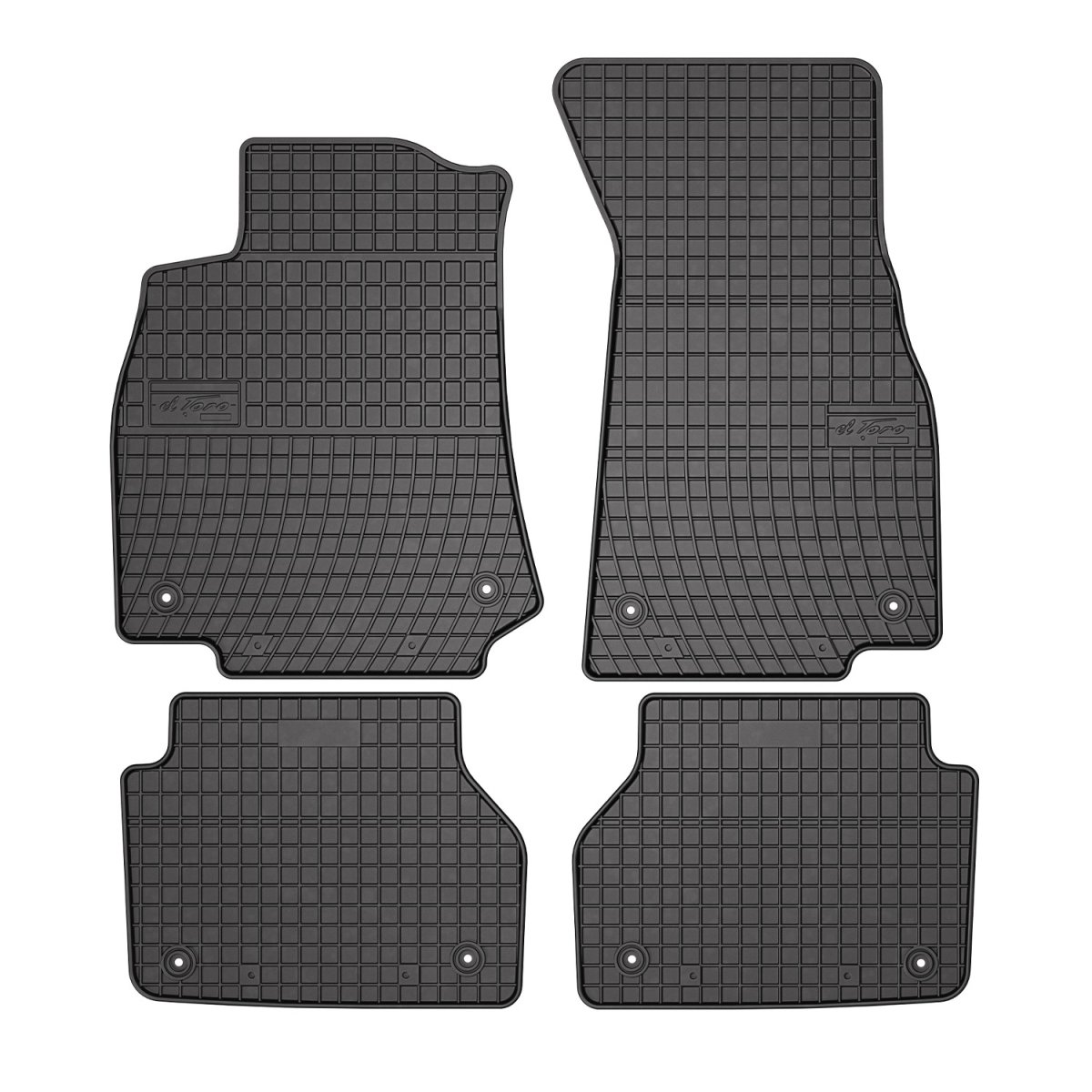 Audi A7 Floor Mats - Omac - El Toro - Black - '19-'24